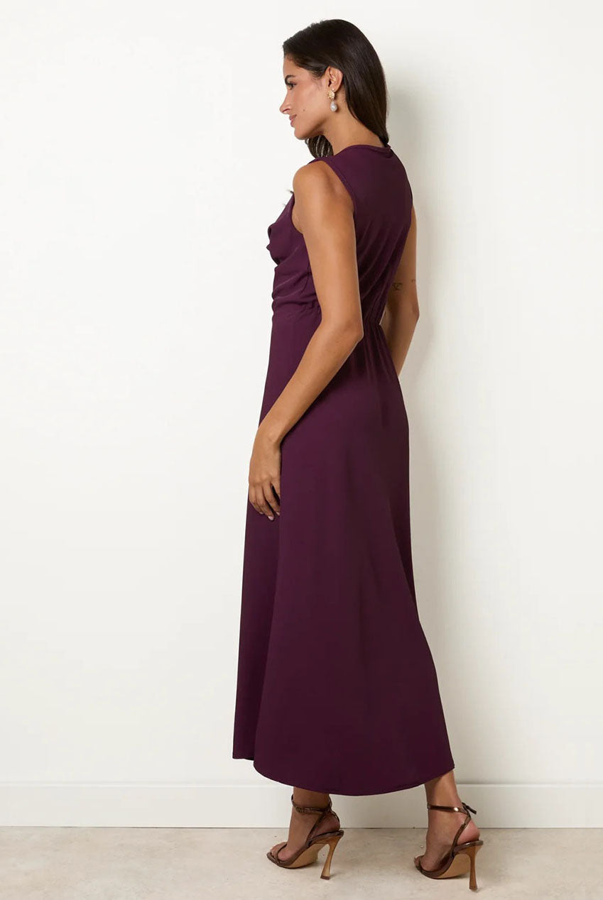 Draped Cowl Neck Dress BV6369IT034