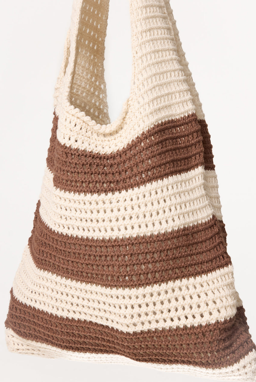Crochet Stripe Bag BV6489IT046