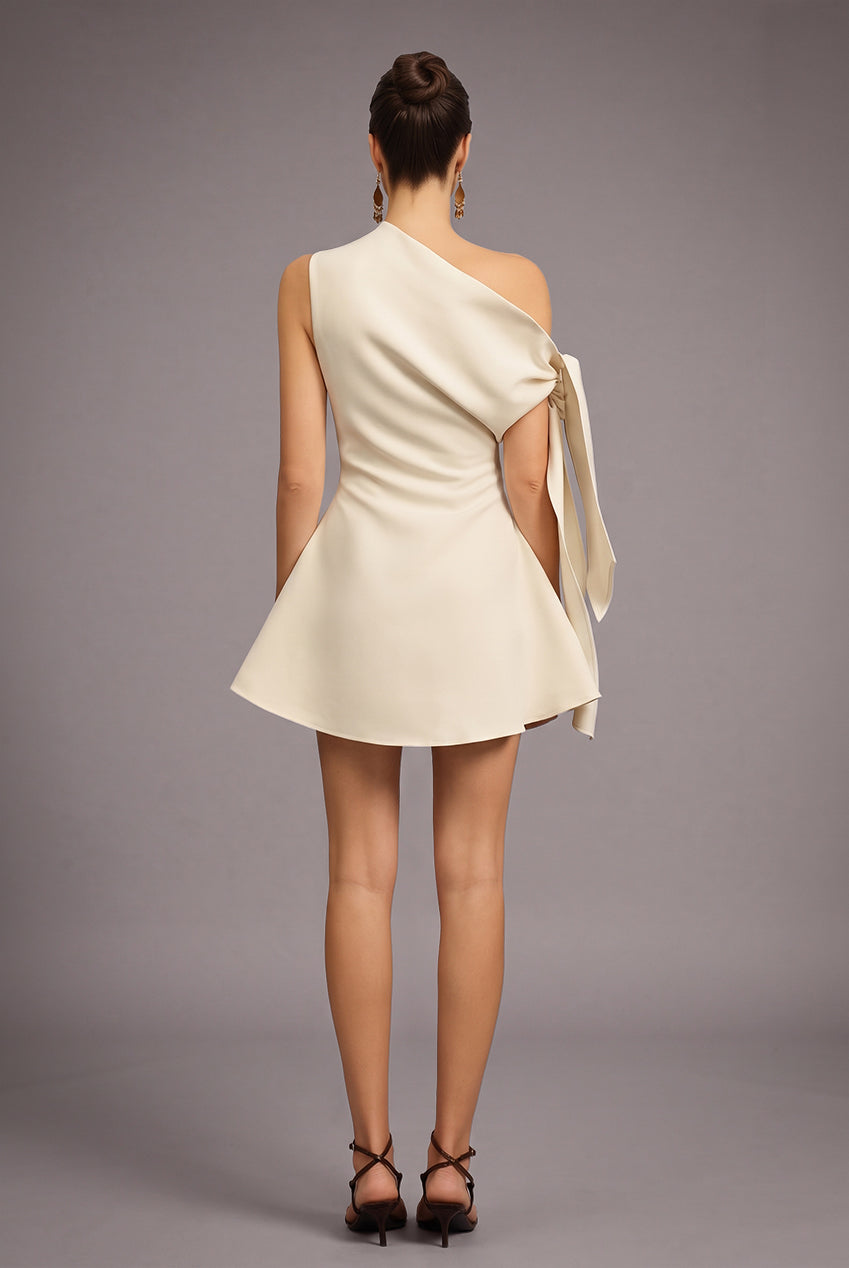 Retale One Shoulder Mini Dress C250300323