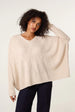 Slouchy V Neck Jumper by Blue Vanilla
