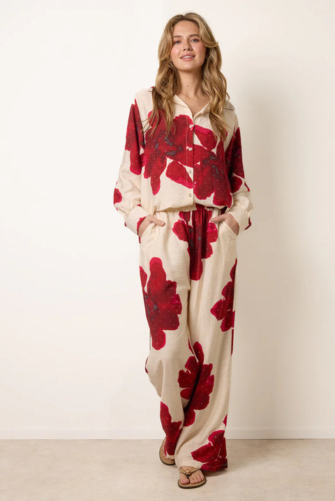 Floral Print Co-Ord Set by Blue Vanilla