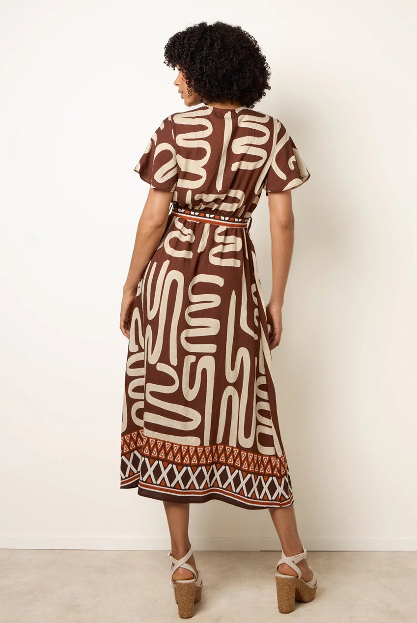 Dress With Abstract Print CC2685BV027