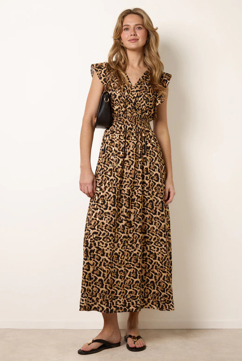 Leopard Print Dress CC2714BV339
