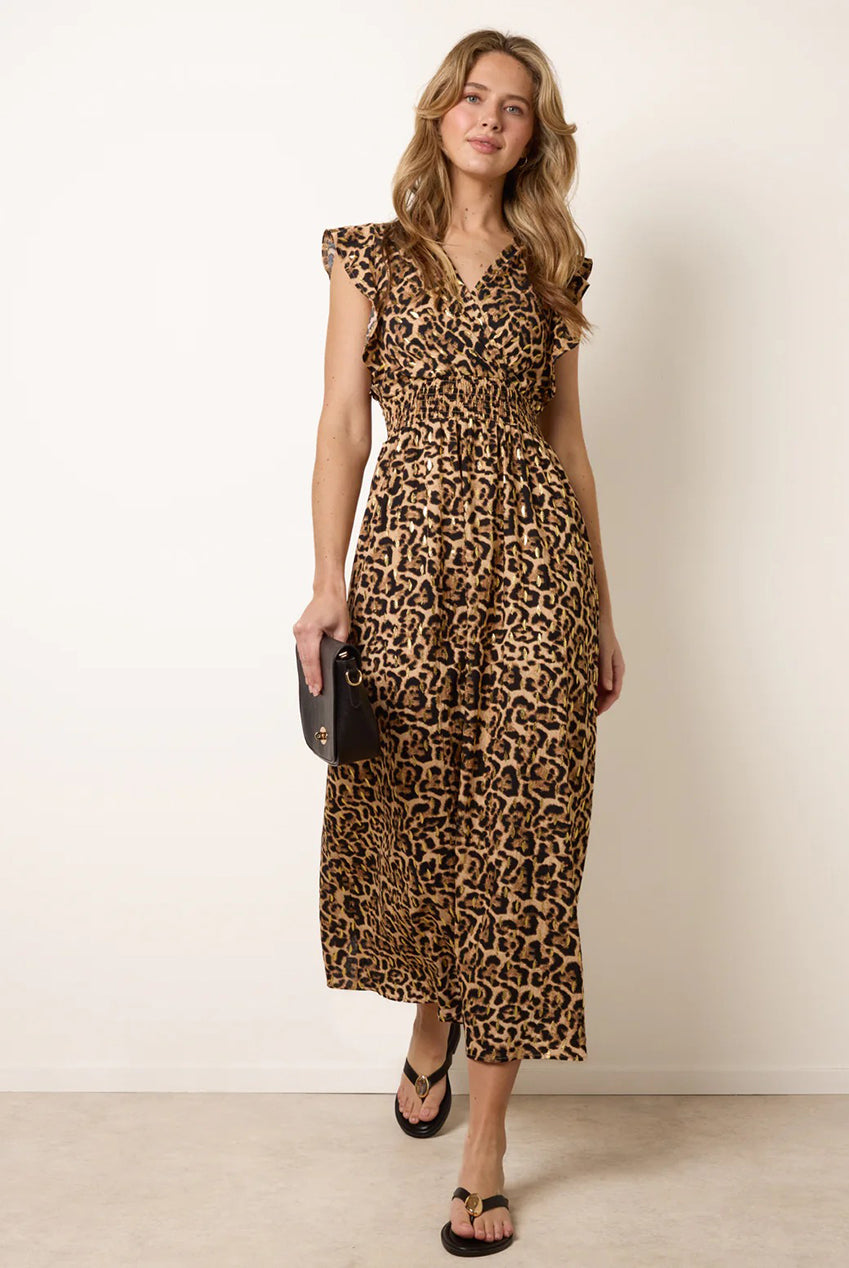 Leopard Print Dress CC2714BV339