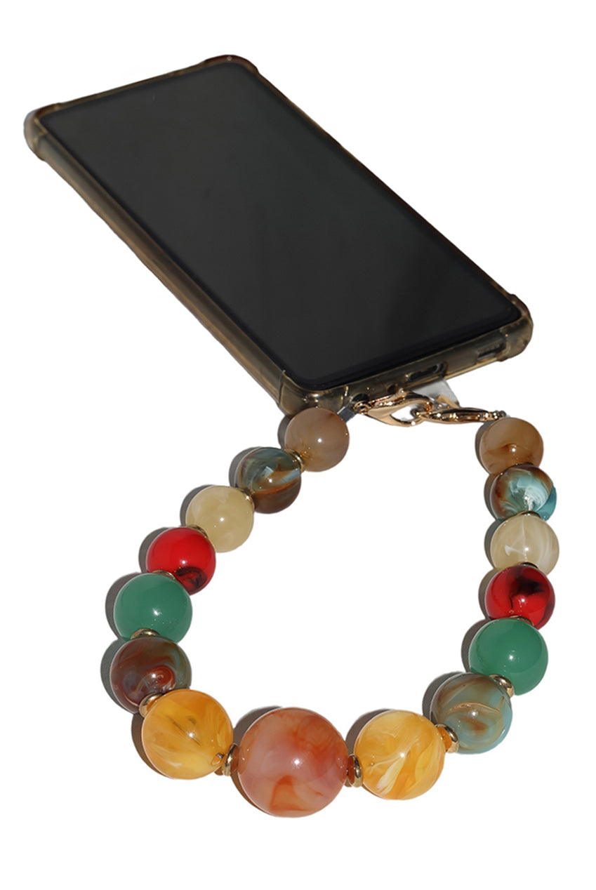 Acrylic Ball Phone Strap - Multiclour CHP-014