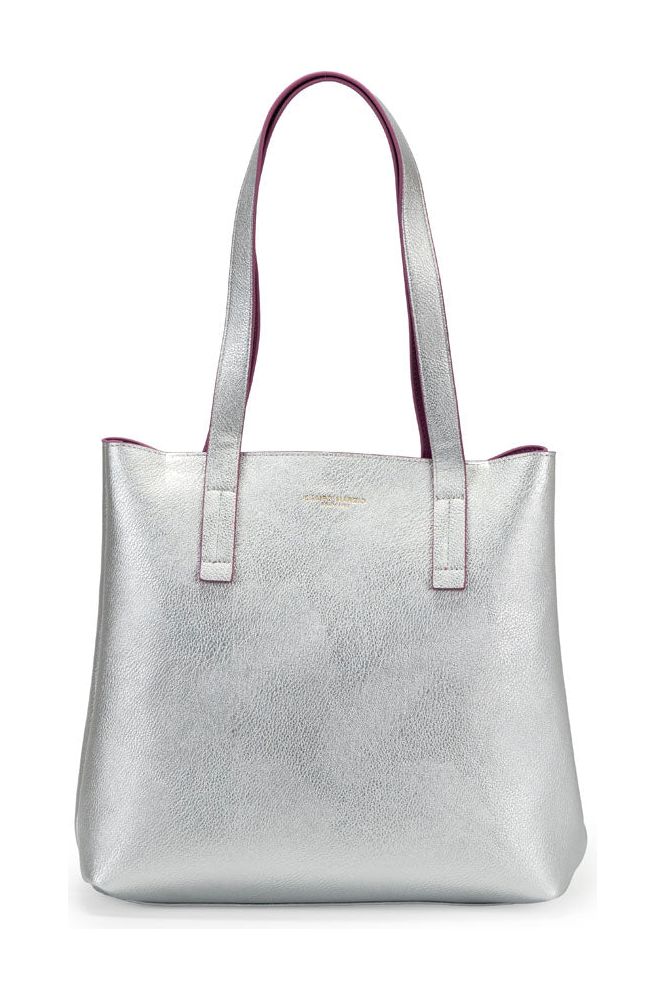 Iconic Midi Tote Bag - Mauve Silver COL202005119