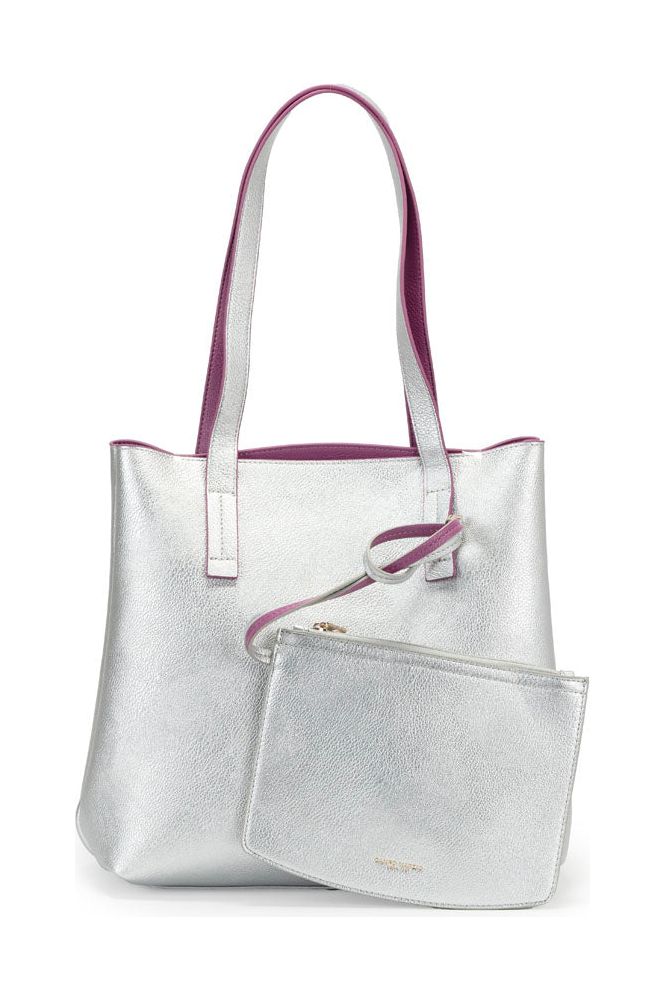 Iconic Midi Tote Bag - Mauve Silver COL202005119