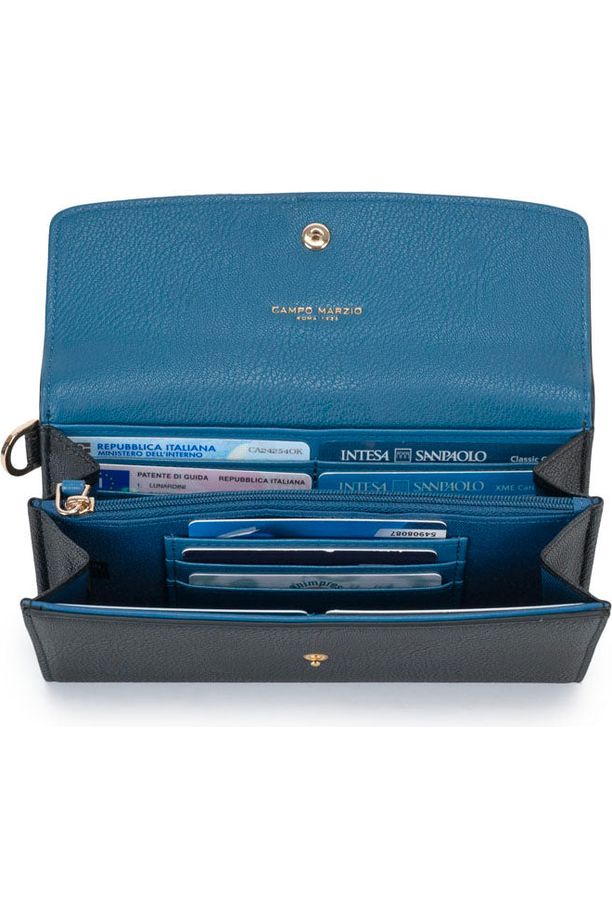 Ellen Wallet - Black Lapis Blue COL214005201