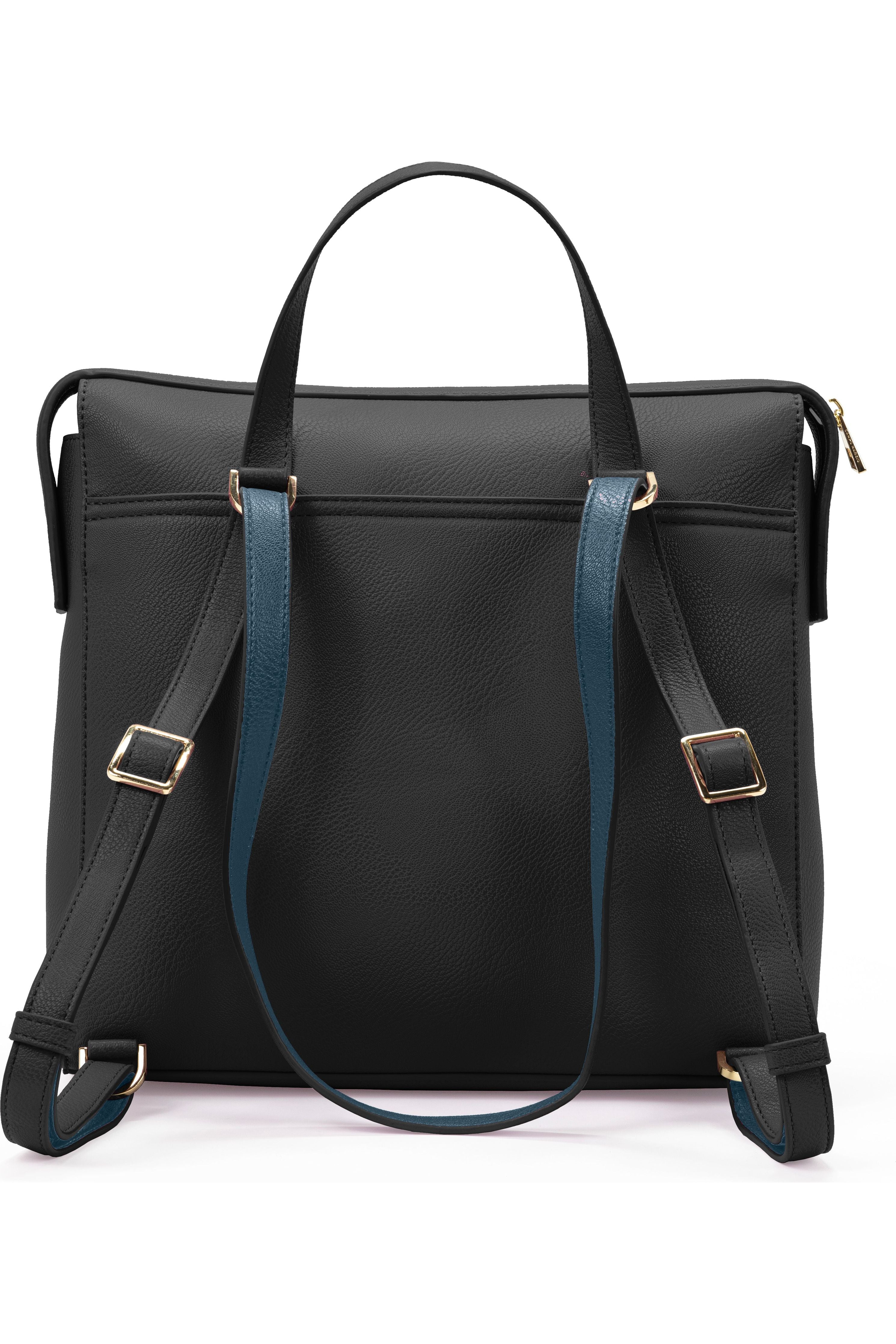 Sharon Backpack Bag - Black Lapis Blue COL235005201