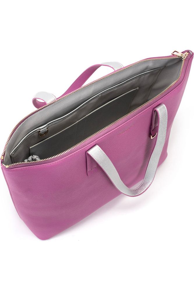 Winona Shopping Bag - Mauve Silver COL245005119