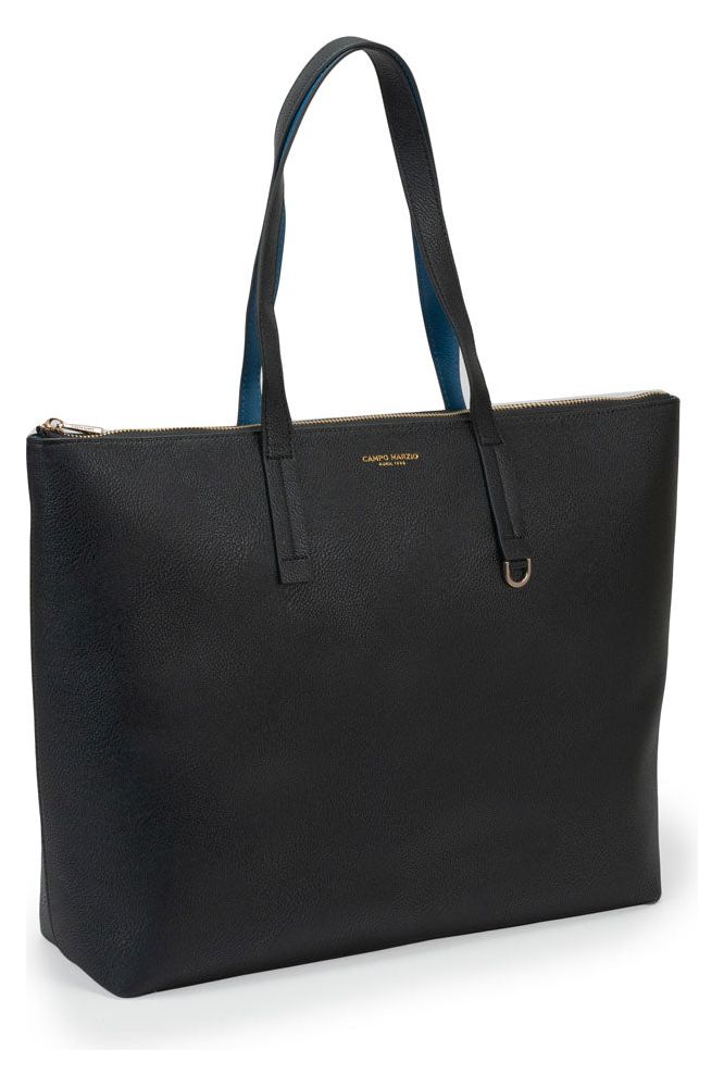 Winona Shopping Bag - Black Lapis Blue COL245005201