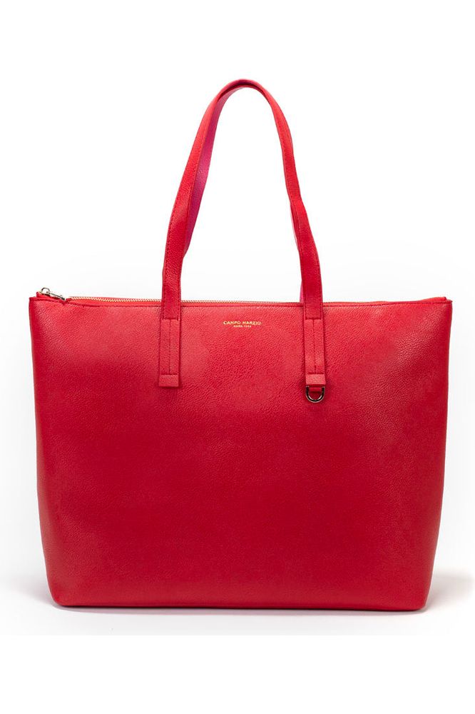 Winona Shopping Bag - Cherry Red Fuchsia COL245005203