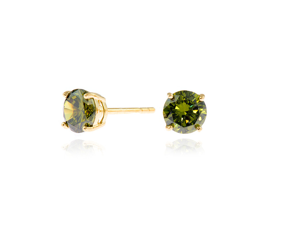 Lana 6mm Olivine Earrings 480422G034