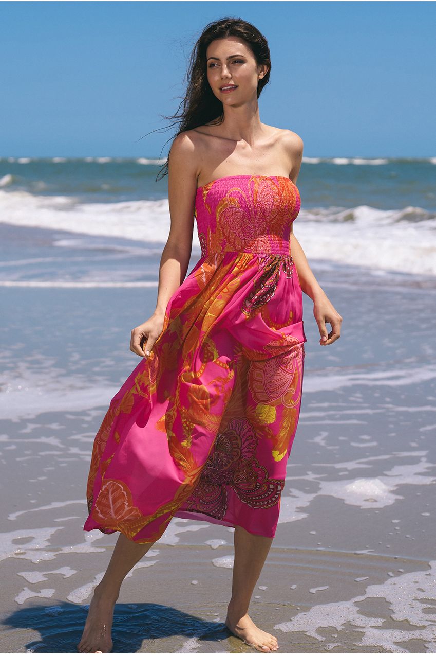 Carriba Maxi Dress - Pink CAR011-PIN001