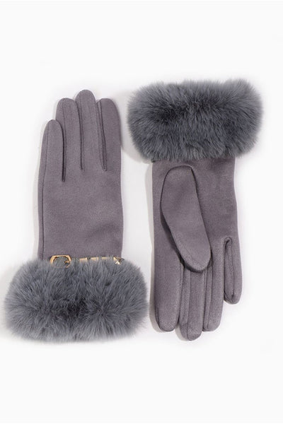 Grey - Chiara Glove -  Grey by Pia Rossini