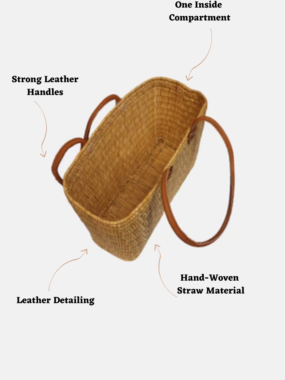 The Safi Large Basket Tote 7006
