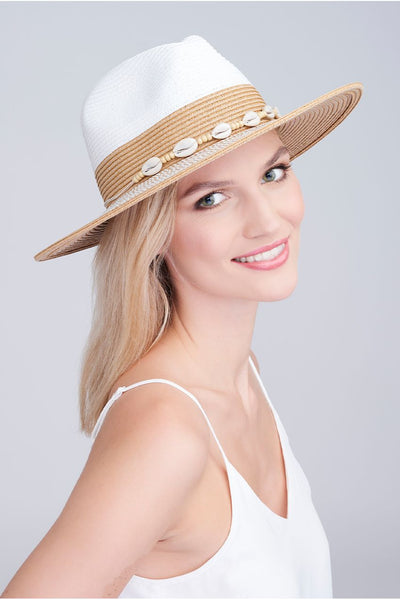 Beige - Costello Hat - Natural by Pia Rossini