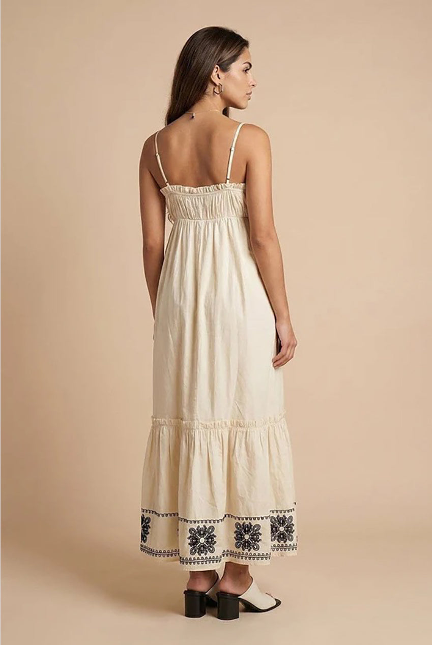Embroidery Hem Dress 40DRS38737-c13
