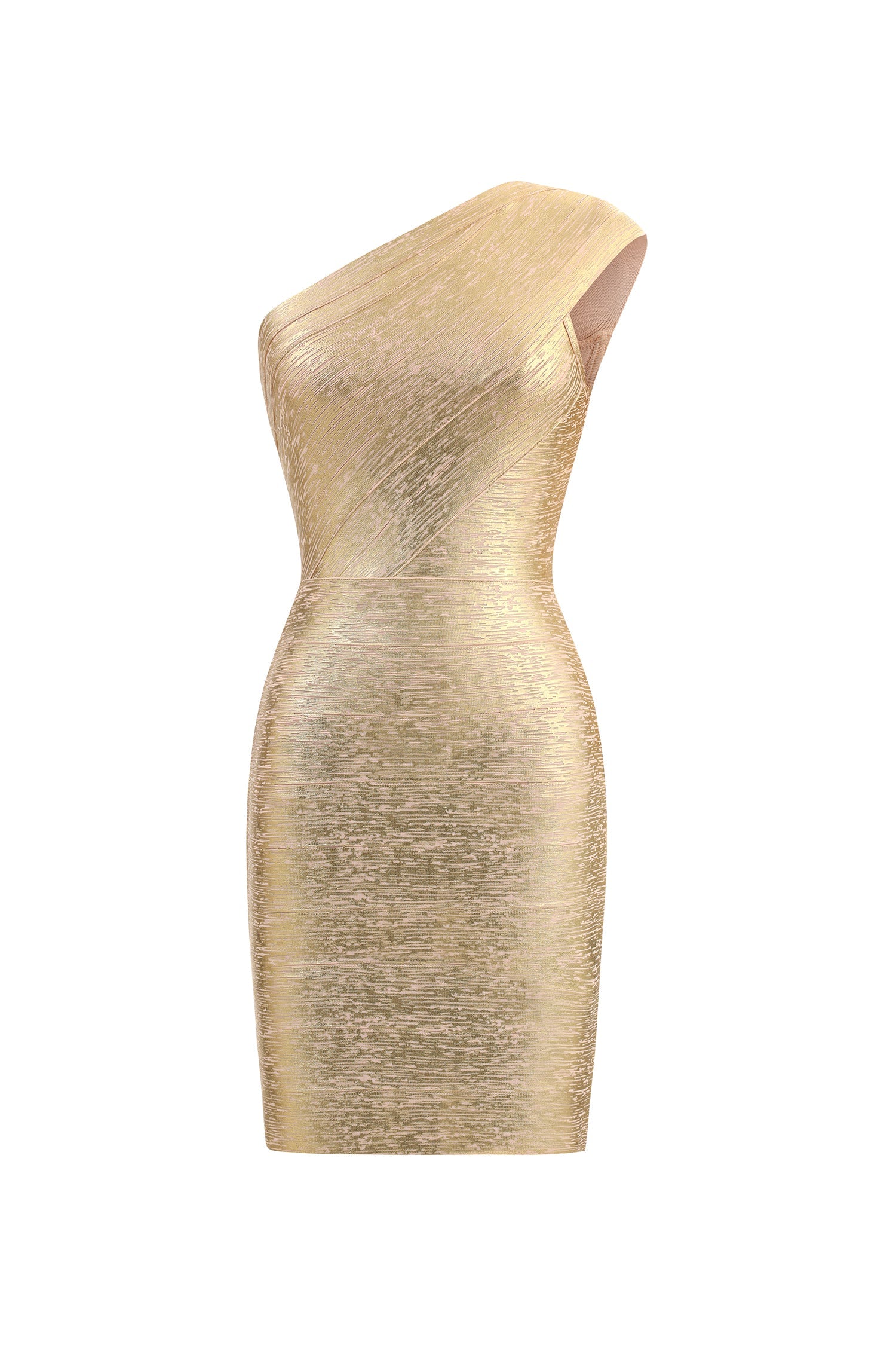 Lika Metallic Mini Cocktail Dress D210620008