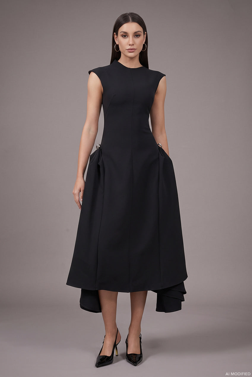 Paca Choker Sleeveless Maxi Dress D250101101