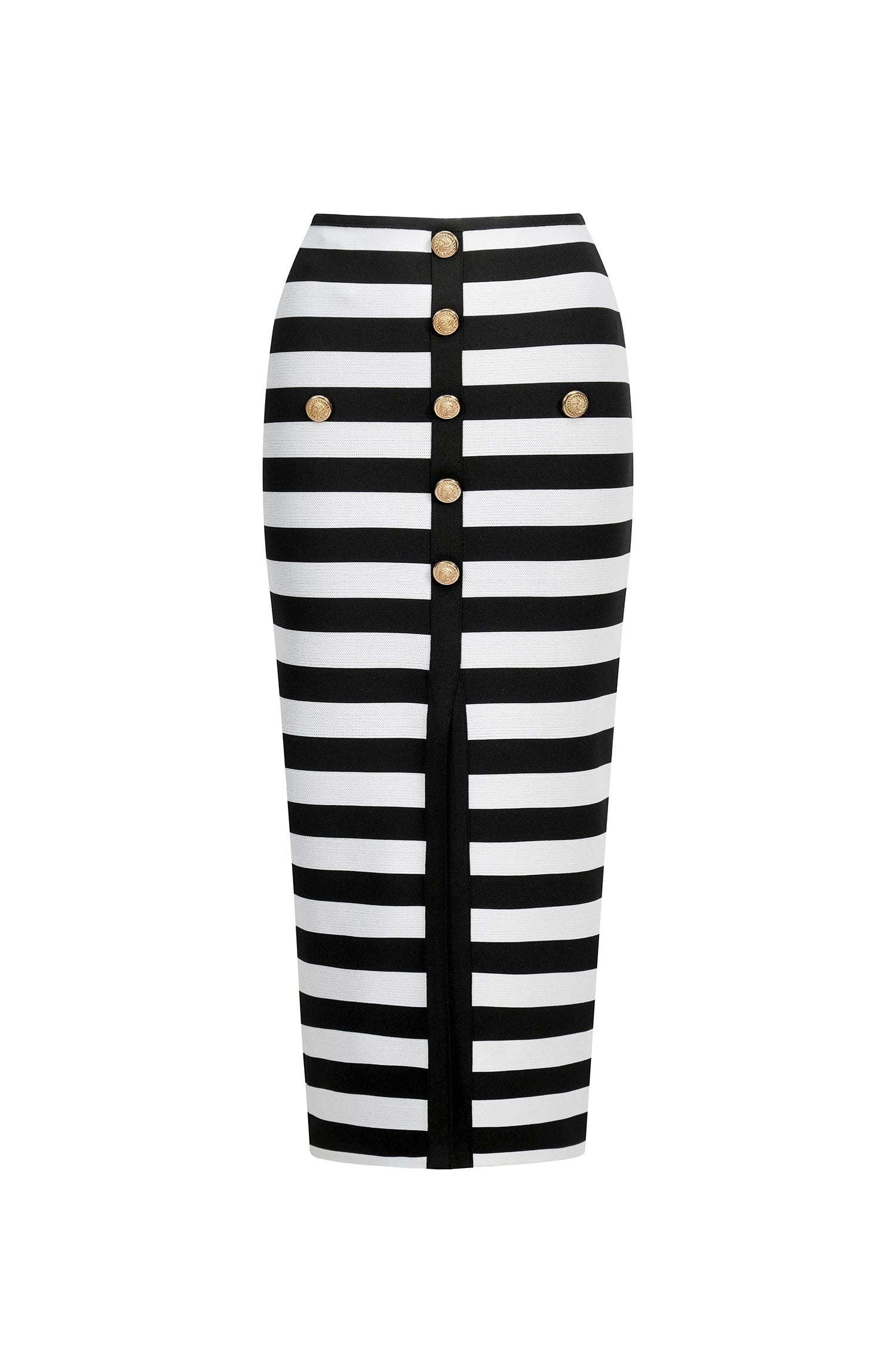 Martha Off-the-Shoulder Hollow Out Slit Bandage Midi Two-Piece Set D250101224-Floral