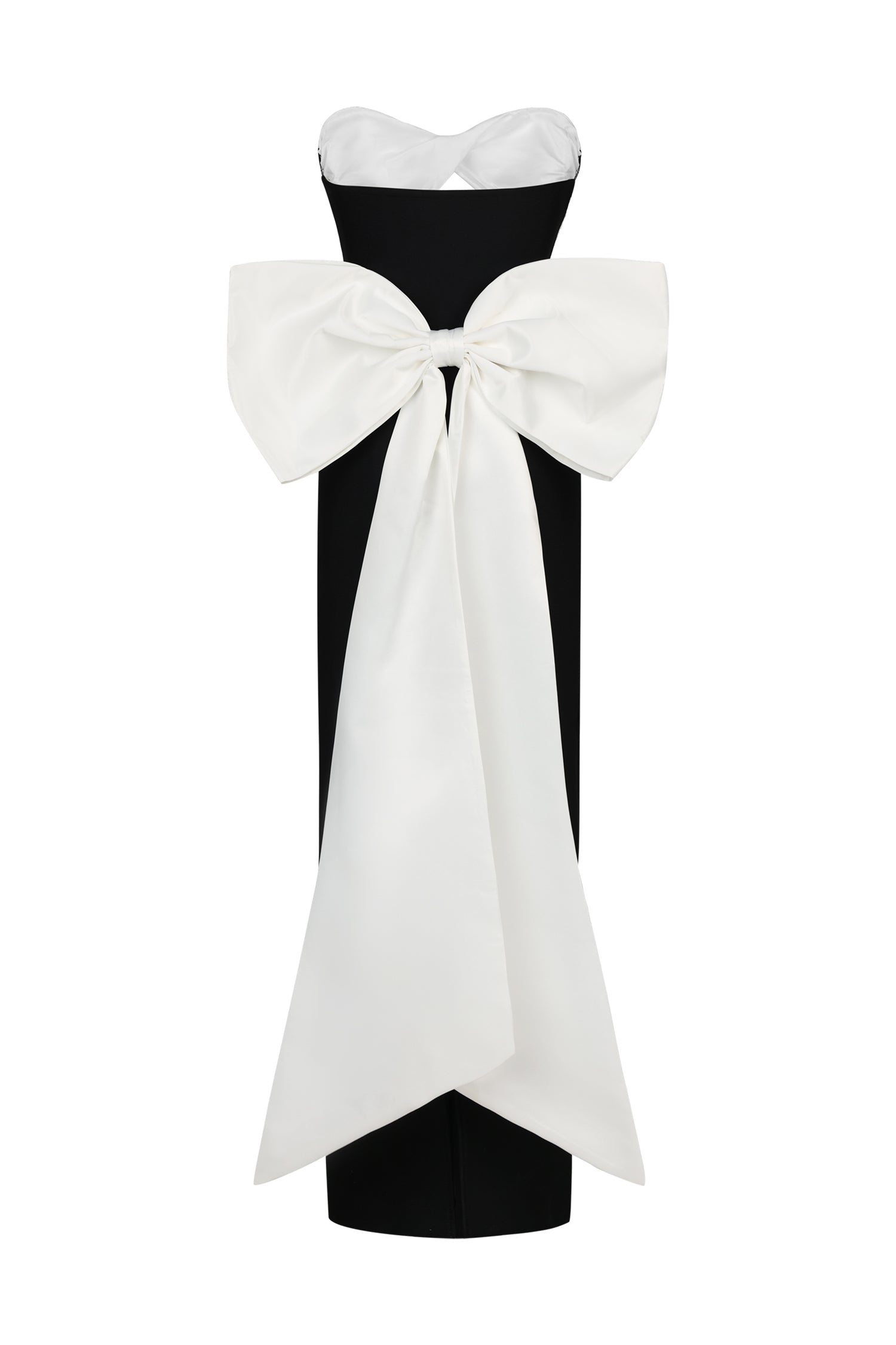 Raidah Sleeveless Bow Hollowed Out Bandage Maxi Dress D250603500