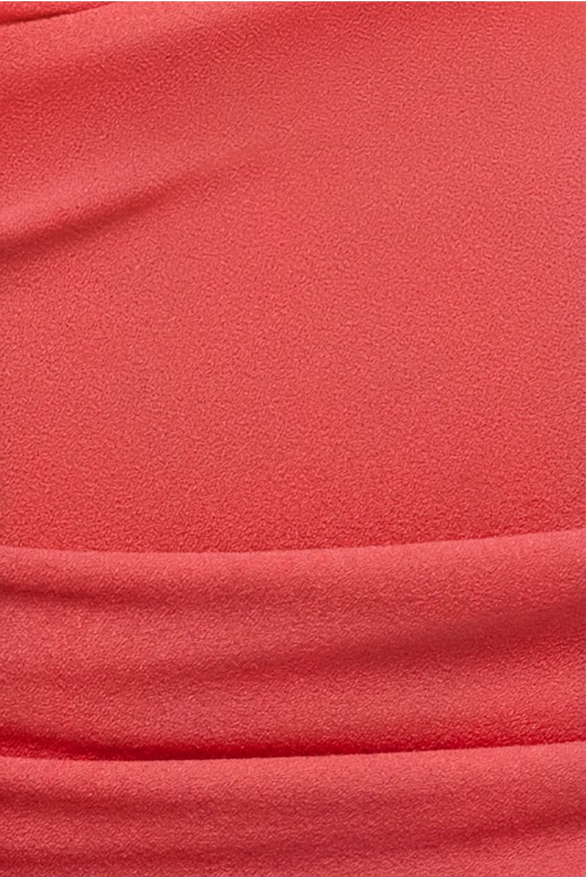 Bardot Pleated Midi Dress - Coral DR1092AP