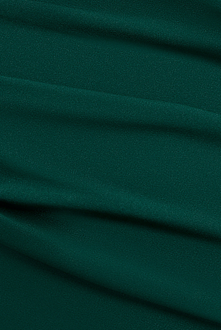 Bardot Pleated Midi Dress - Emerald Green DR1092ASCPLUS