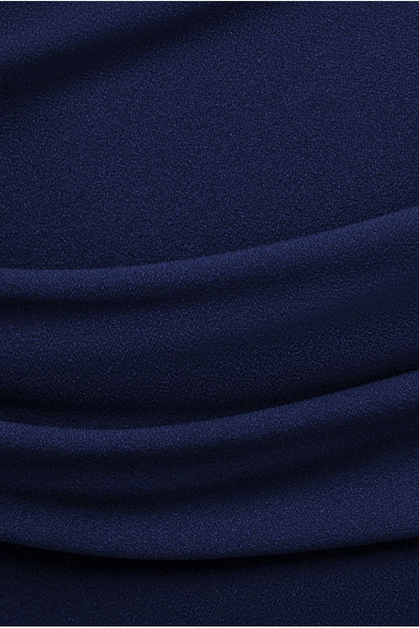 Bardot Pleated Midi Dress - Navy Blue DR1092ASCPLUS