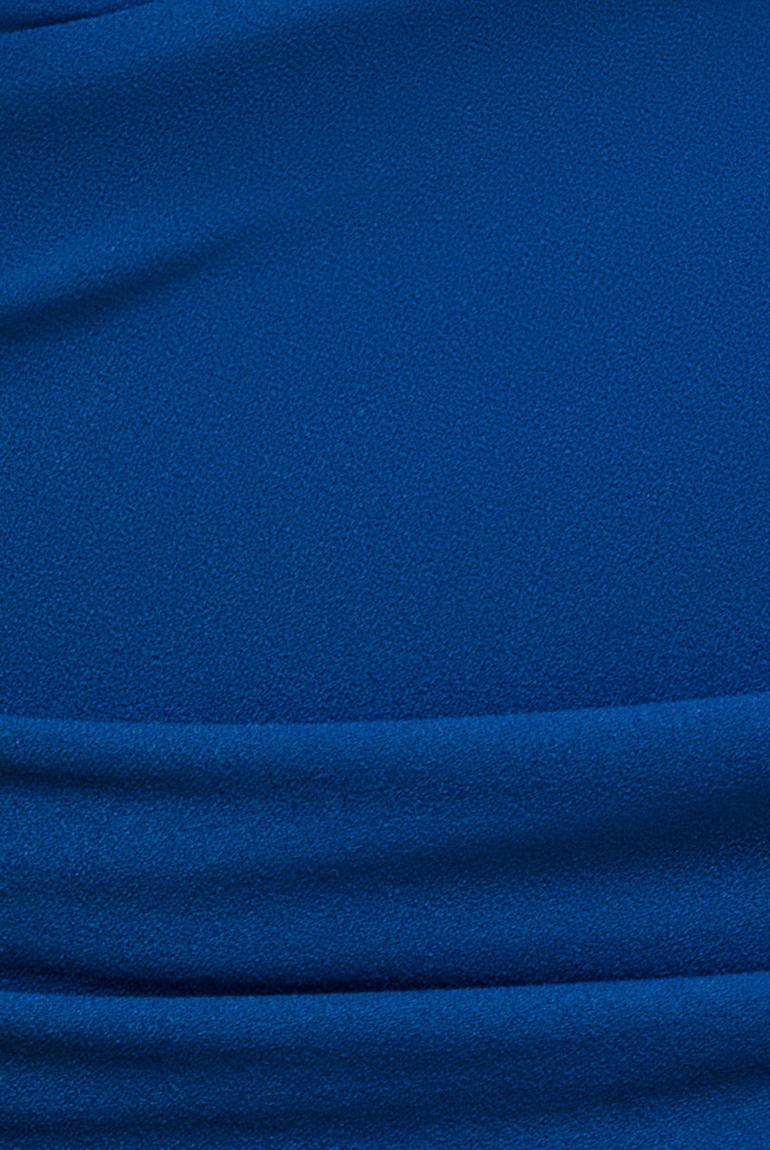 Bardot Pleated Midi Dress- Royal Blue DR1092ASCPLUS