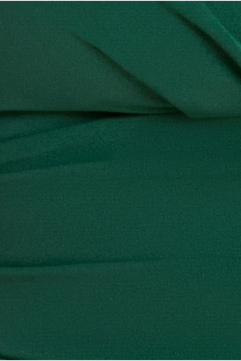 Bardot Pleated Midi Dress - Emerald Green DR1092A