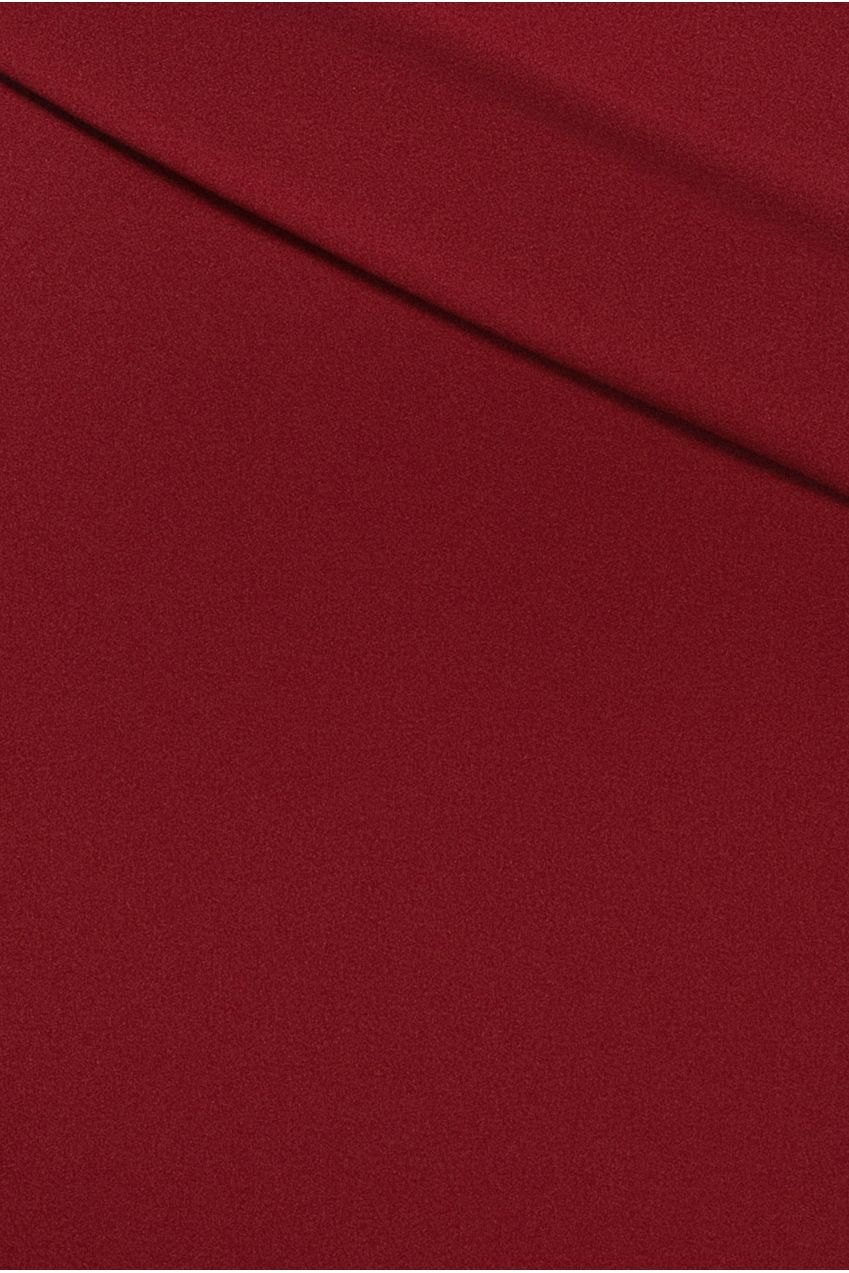 Bardot Pleated Maxi Dress - Burgundy DR1092