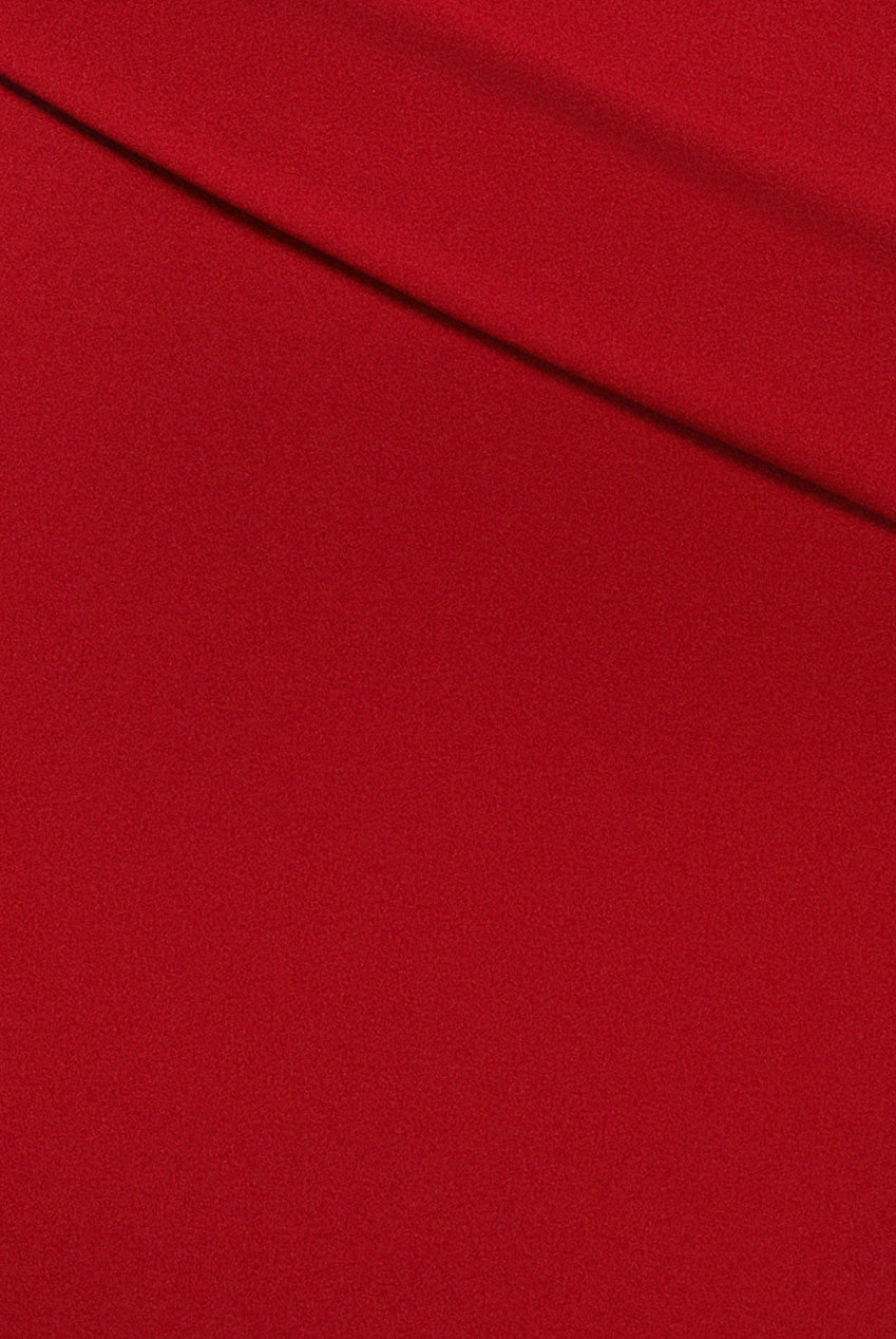 Bardot Pleated Maxi Dress - Red DR1092