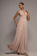 Multiway Tie-Up Maxi Dress - Dusty Pink by Goddiva