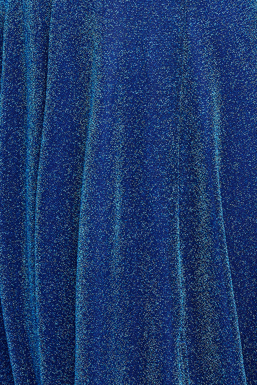 Crossover Lurex Glitter Maxi Dress - Royal Blue DR1886