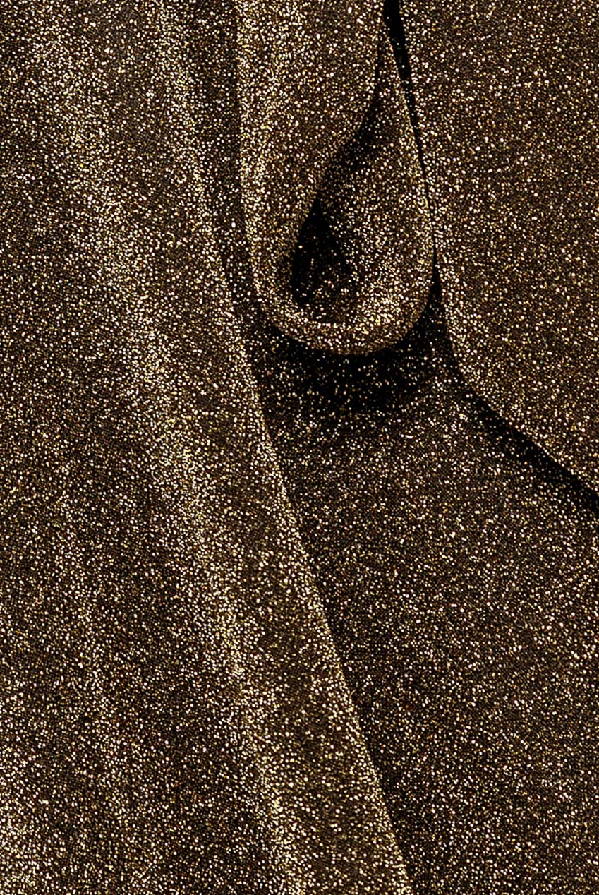 Cross Over Sleeveless Mini Skater Dress - Gold DR1891BB