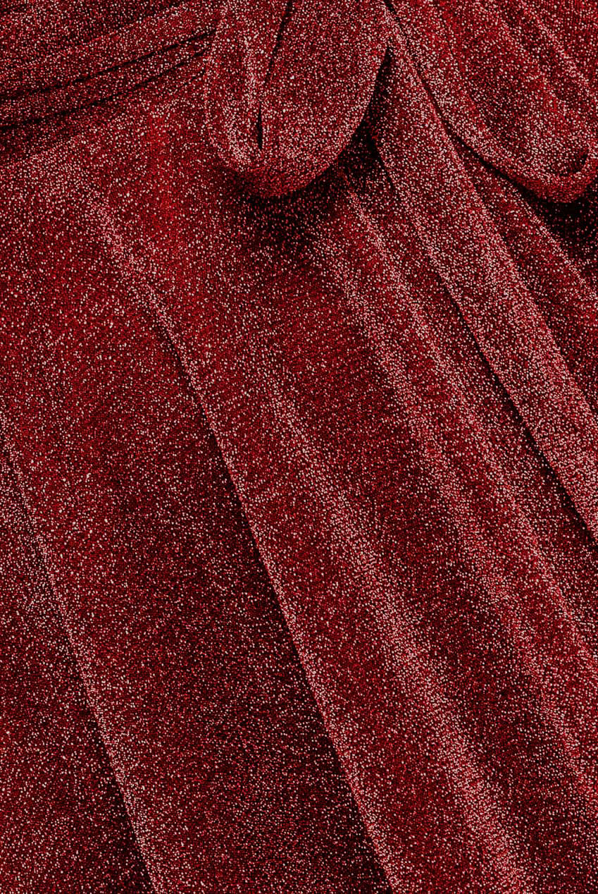 Cross Over Sleeveless Mini Skater Dress - Red DR1891BB