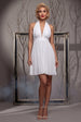 Multiway A-line Mini Hollywood Bombshell Halloween Costume - White by Goddiva