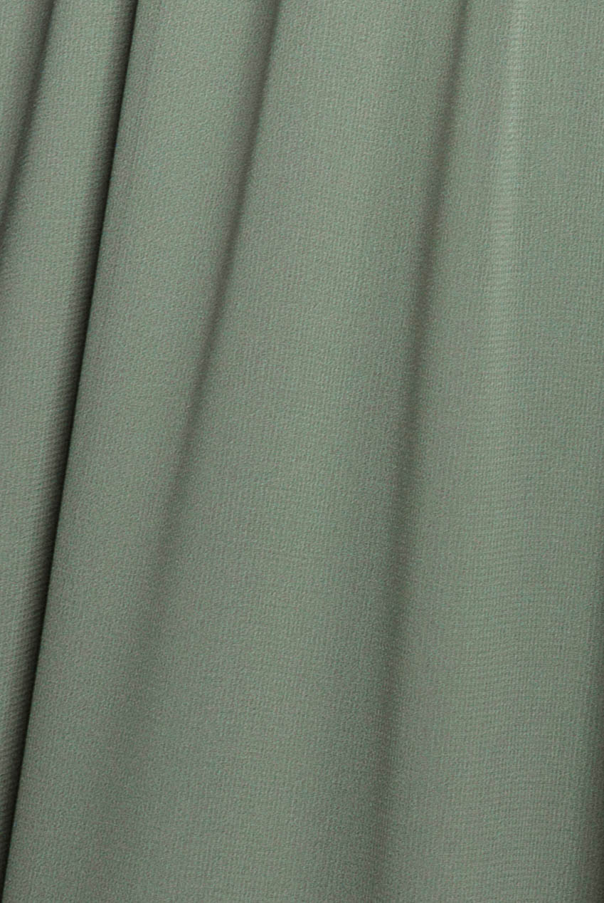 Sustainable Chiffon Flutter Sleeve Wrap Maxi Dress - Sagegreen DR2486BBS