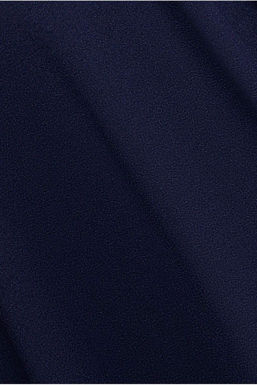 Strapless Crepe Skater Mini Dress - Navy Blue DR2575A