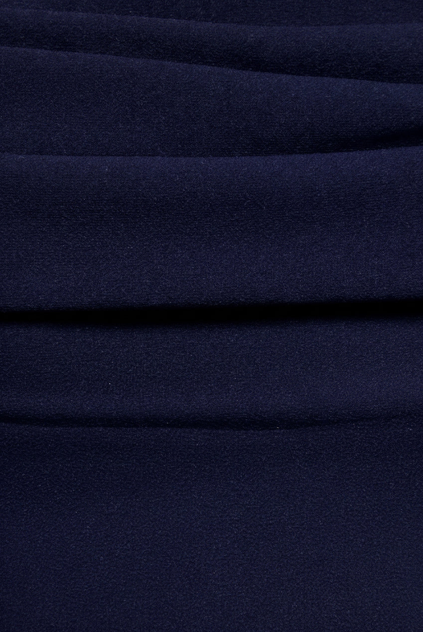 Off The Shoulder Cowl Neck Maxi Dress - Navy Blue DR2690