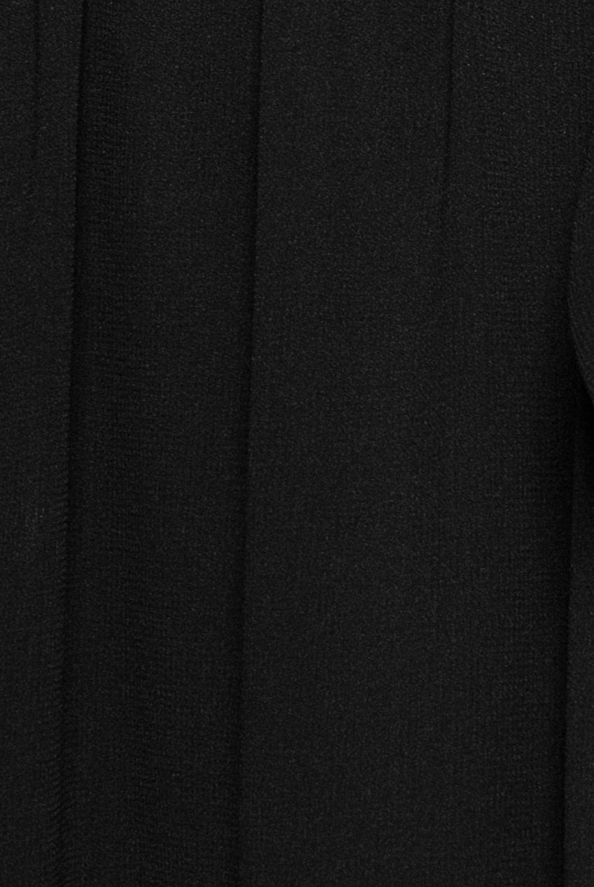 Wrap Back With Front Slit Chiffon Maxi Dress - Black DR2800P