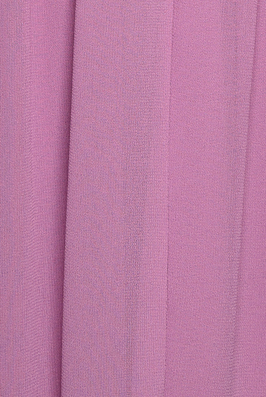 Wrap Back With Front Slit Chiffon Maxi Dress - Dusty Lavender DR2800E
