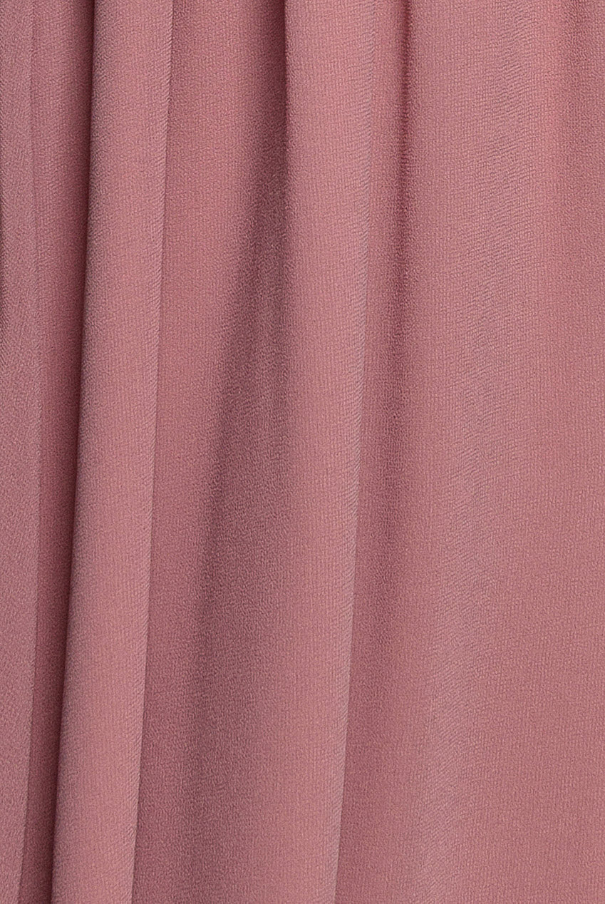 Wrap Back With Front Slit Chiffon Maxi Dress - Lilac DR2800