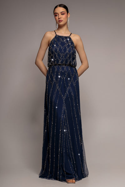 sachin and babi light blue dress CHAMPAGNE SEQUIN DRESS | CULT MIA main image 1