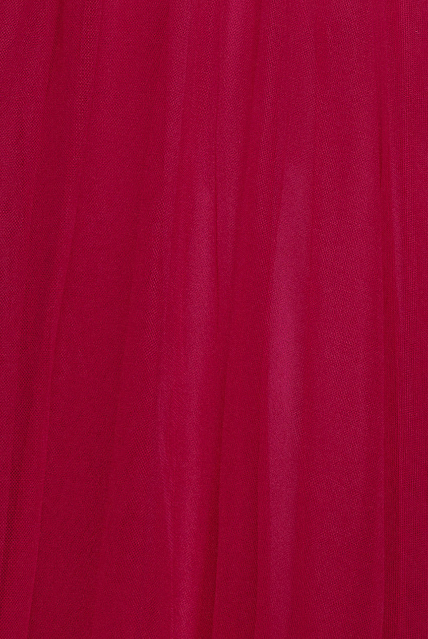 Off The Shoulder Princess Maxi Dress - Hot Pink DR3322A