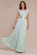 Cowl Neck Chiffon Maxi Dress - Sage Green by Goddiva