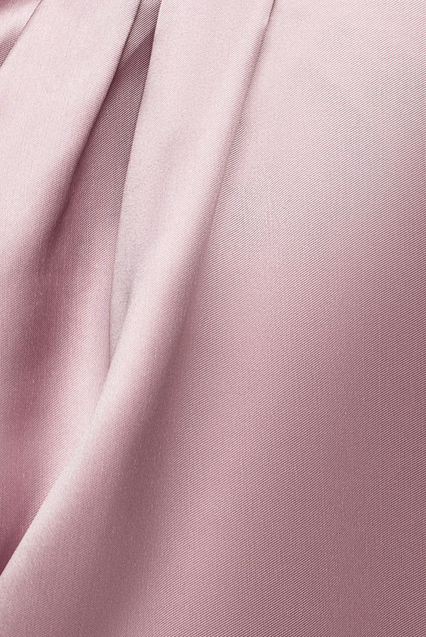 Sequin & Satin Dipped Hem Midi Dress - Blush DR3621