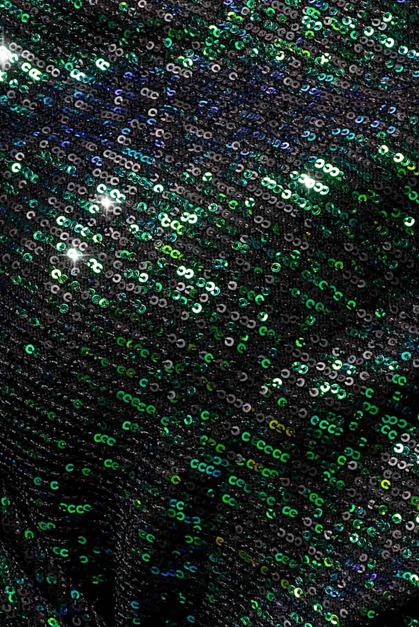 One Shoulder Asymmetric Midi Dress - Emerald Green DR3702