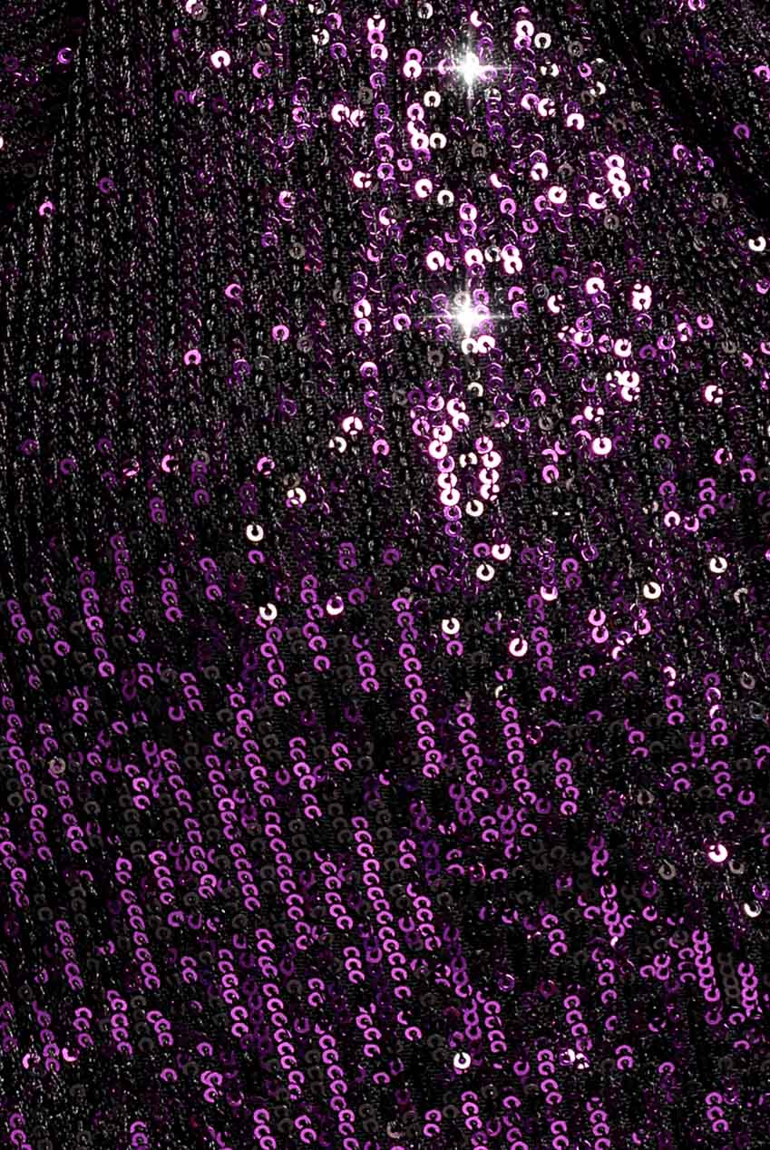 One Shoulder Asymmetric Midi Dress - Purple DR3702